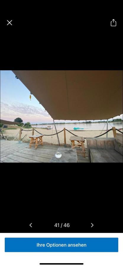 Luxus Chalet Hafenblick Lathum Bagian luar foto